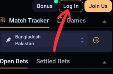 click the login button